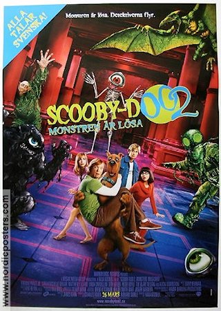 Scooby-Doo 2 2004 movie poster Freddie Prinze Jr Sarah Michelle Gellar From TV