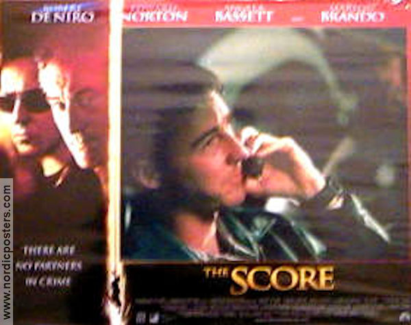 The Score 2001 lobby card set Robert De Niro Edward Norton Marlon Brando