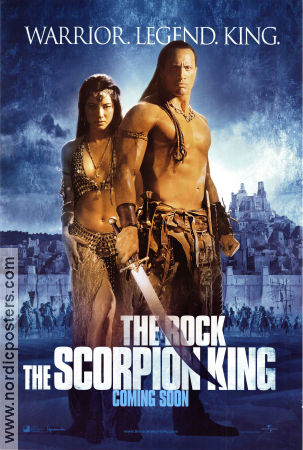 The Scorpion King 2001 poster Dwayne Johnson Steven Brand Michael Clarke Duncan Chuck Russell