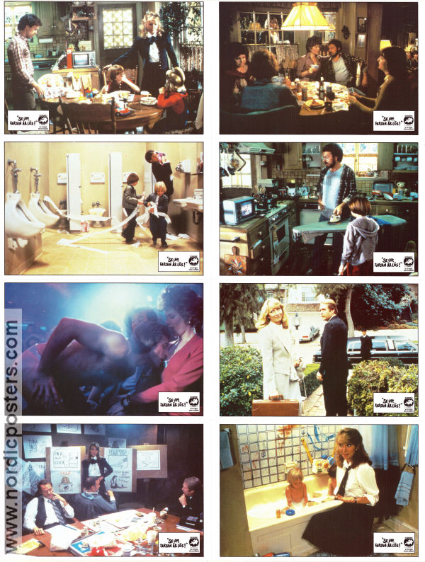 Mr Mom 1983 lobby card set Michael Keaton Teri Garr Frederick Koehler Stan Dragoti Kids