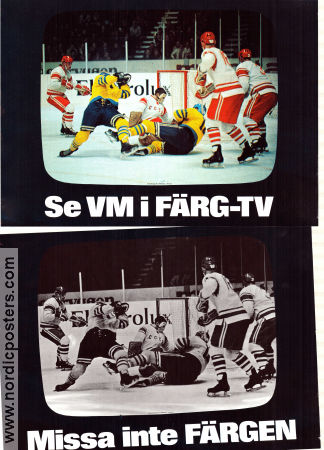 Icehockey World Championship 1970 poster Winter sports