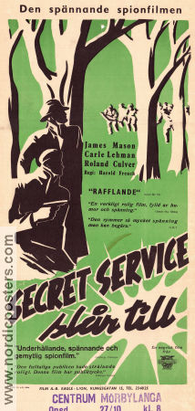 Secret Mission 1942 movie poster James Mason Hugh Williams Carla Lehmann Harold French