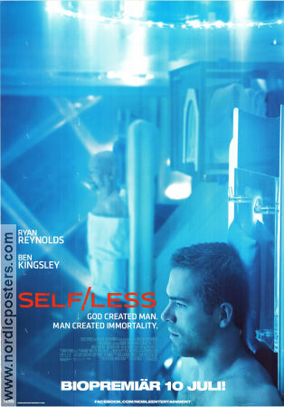 Self-less 2015 movie poster Ryan Reynolds Natalie Martinez Matthew Goode Tarsem Singh