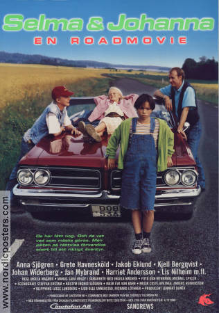 Selma och Johanna 1997 movie poster Anna Sjögren Kjell Bergqvist Ingela Magner Cars and racing