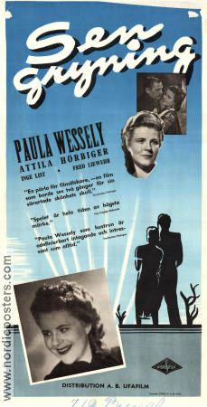 Späte Liebe 1943 movie poster Paula Wessely Attila Hörbiger Inge List Gustav Ucicky