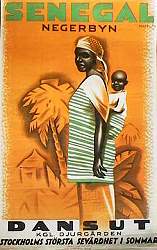 Senegal Negerbyn 1935 movie poster Documentaries