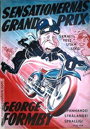 No Limit 1935 movie poster George Formby Motorcycles