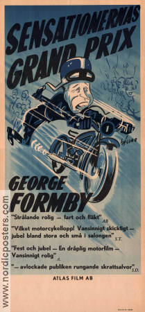 No Limit 1935 movie poster George Formby Motorcycles