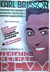 Murder at the Vanities 1934 movie poster Carl Brisson Duke Ellington Denmark