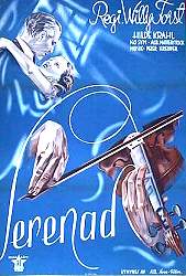 Serenade 1939 movie poster Hilde Krahl Instruments