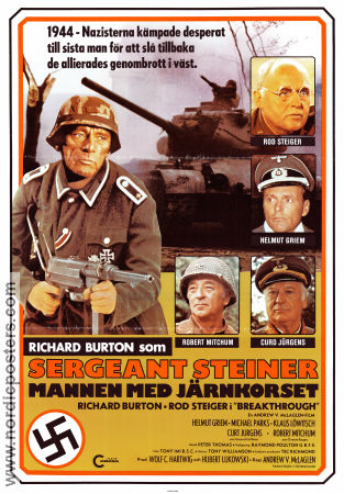 Sergeant Steiner 1979 poster Richard Burton Rod Steiger Helmut Griem Andrew V McLaglen Hitta mer: Nazi Krig