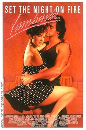 Set the Night on Fire Lambada 1990 movie poster Melora Hardin Dance