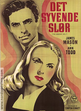 The Seventh Veil 1945 movie poster James Mason Ann Todd