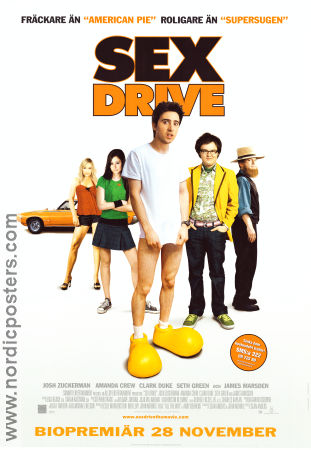 Sex Drive 2008 movie poster Josh Zuckerman Clark Duke Amanda Crew Sean Anders