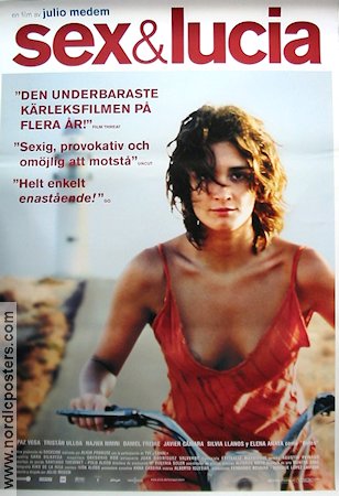 Lucia y el sexo 2001 movie poster Julio Medem Paz Vega Motorcycles Spain