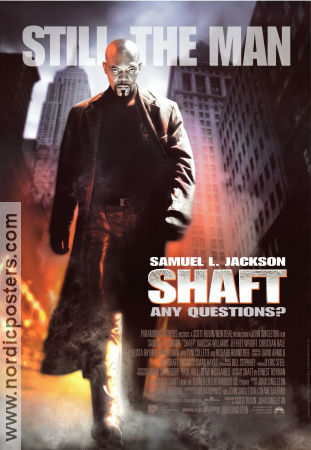 Shaft 2000 movie poster Samuel L Jackson Vanessa Williams Christian Bale John Singleton