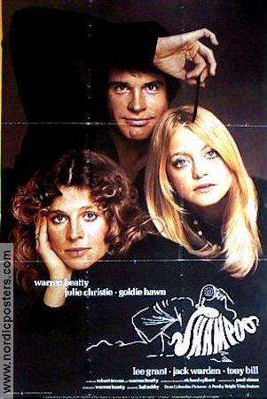 Shampoo 1975 movie poster Warren Beatty Julie Christie Goldie Hawn