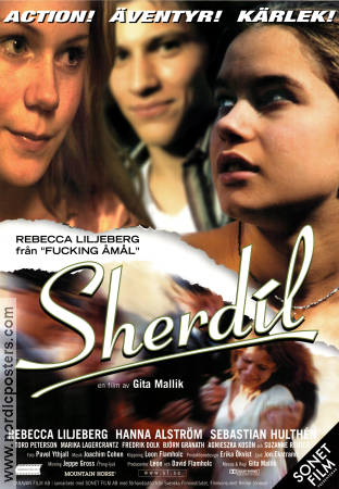 Sherdil 1999 movie poster Rebecca Liljeberg Hanna Alström Sebastian Hulthén Gita Mallik Horses