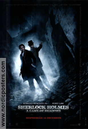 Sherlock Holmes A Game of Shadows 2011 movie poster Robert Downey Jr Jude Law Jared Harris Noomi Rapace Guy Ritchie