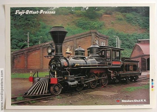 Shinohara 1988 poster Trains