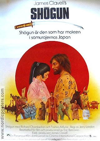 Shogun 1981 movie poster Richard Chamberlain From TV Asia