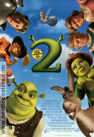 Shrek 2 2004 movie poster Mike Myers Andrew Adamson Animation