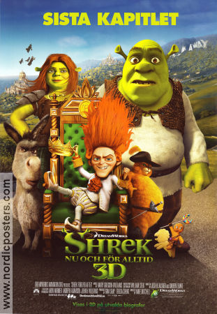 Shrek Forever After 2010 movie poster Mike Myers Chris Miller Animation 3-D