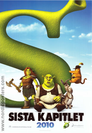Shrek Forever After 2010 movie poster Mike Myers Chris Miller Animation 3-D