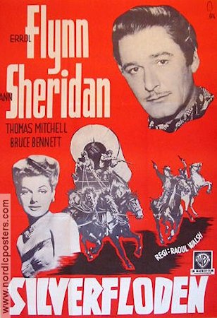 Silver River 1948 movie poster Errol Flynn Ann Sheridan Thomas Mitchell Raoul Walsh