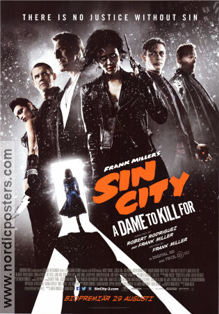 Sin City A Dame to Kill For 2014 movie poster Mickey Rourke Jessica Alba Josh Brolin Frank Miller