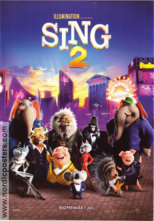 Sing 2 2021 movie poster Matthew McConaughey Garth Jennings Animation