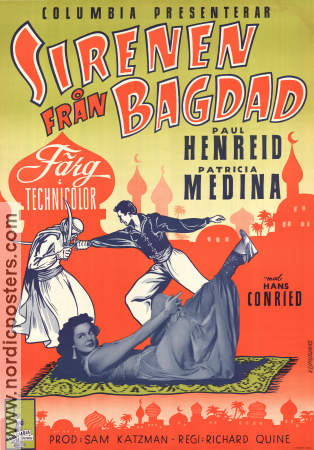 Siren of Bagdad 1953 poster Paul Henreid Richard Quine