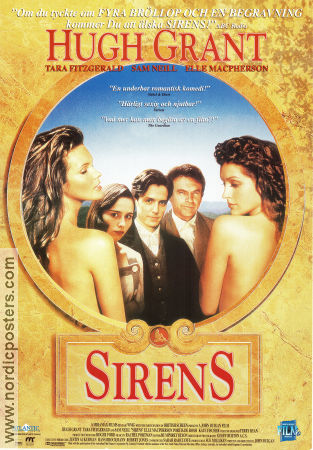 Sirens 1994 movie poster Hugh Grant Tara Fitzgerald Sam Neill John Duigan Country: Australia