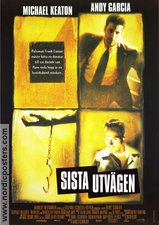 Sista utvägen 1998 poster Michael Keaton Andy Garcia Brian Cox Barbet Schroeder