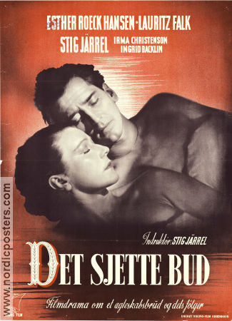 Sjätte budet 1947 movie poster Ester Roeck Hansen Ingrid Backlin Gösta Cederlund Stig Järrel