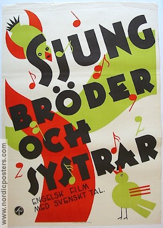 For the Love of Mike 1935 movie poster Monty Banks Birds