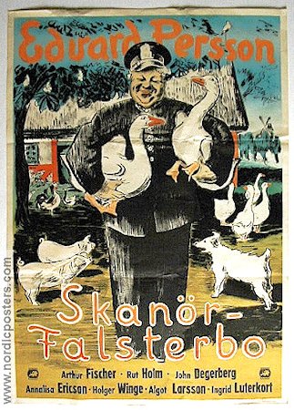 Skanör-Falsterbo 1939 movie poster Edvard Persson Arthur Fischer Rut Holm Emil A Lingheim Find more: Skåne