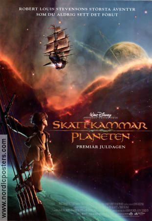 Treasure Planet 2002 movie poster Joseph Gordon-Levitt Ron Clements Animation
