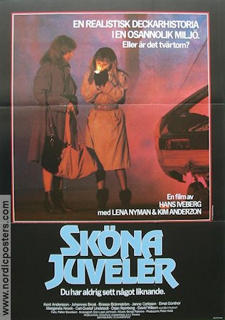 Sköna juveler 1984 poster Lena Nyman Kim Anderzon Kent Andersson Hans Iveberg Poliser