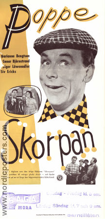 Skorpan 1956 movie poster Nils Poppe Marianne Bengtsson Holger Löwenadler Hans Lagerkvist