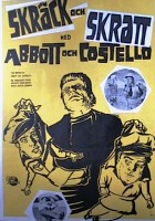 Skräck och skratt 1968 movie poster Abbott och Costello