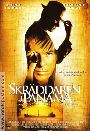 Skräddaren i Panama 2001 poster Pierce Brosnan Geoffrey Rush Jamie Lee Curtis John Boorman