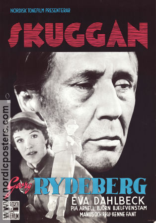 Skuggan 1953 movie poster Georg Rydeberg Eva Dahlbeck Pia Arnell Kenne Fant