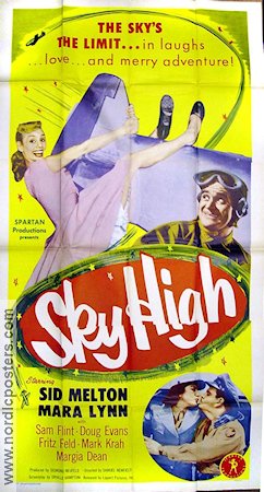 Sky High 1951 movie poster Sid Melton Mara Lynn Planes