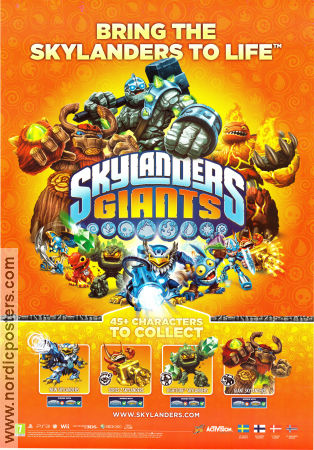 Skylanders: Giants 2011 movie poster Find more: Video Game Production: Activision