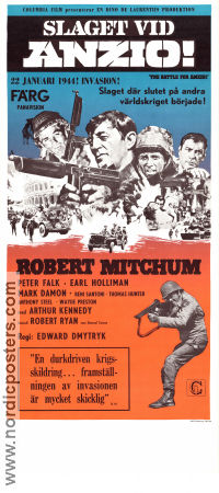 Lo sbarco di Anzio 1968 poster Robert Mitchum Edward Dmytryk