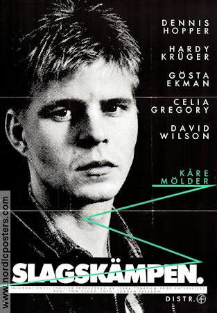 The Inside Man 1984 movie poster Dennis Hopper Hardy Krüger Gösta Ekman Lena Endre Tom Clegg Ships and navy