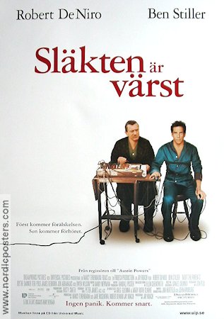 Släkten är värst 2000 poster Robert De Niro Ben Stiller Teri Polo Jay Roach