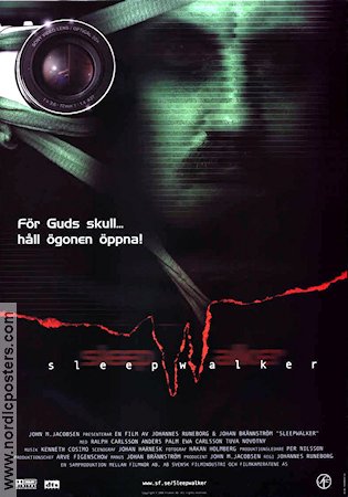 Sleepwalker 2000 movie poster Ralph Carlsson Anders Palm