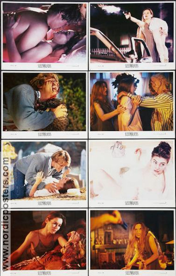 Sleepwalkers 1992 lobby card set Brian Krause Writer: Stephen King